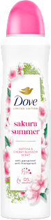 Antitranspirant Deospray sakura summer Matcha & Cherry Blossom Scent Dove