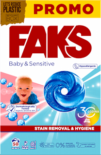 Deterdžent za pranje rublja Baby & Sensitive, 50 pranja FAKS
