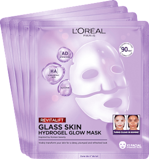 Gesichtsmaske Glass Skin Hydrogel Glow Mask Multipack L'ORÉAL PARiS