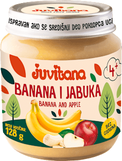 Dečija kašica - banana i jabuka, od 4. meseca juvitana
