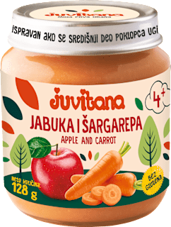 Dečija kašica - jabuka i šargarepa, od 4. meseca juvitana