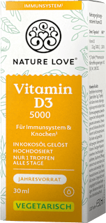Vitamin D3 5000 I.E. Tropfen Nature Love