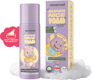 Feuchttuchschaum Super Nice Foam nevernot