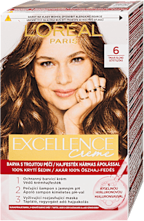 Tartós hajfesték, sötétszőke 6 L'ORÉAL PARiS EXCELLENCE Creme