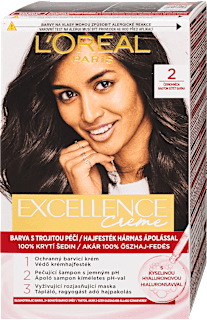 Tartós hajfesték, nagyon sötét barna 2 L'ORÉAL PARiS EXCELLENCE Creme