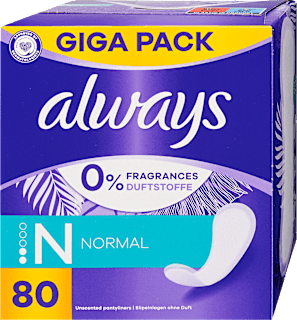 Tisztasági betét Normal, illatmentes, Giga Pack always