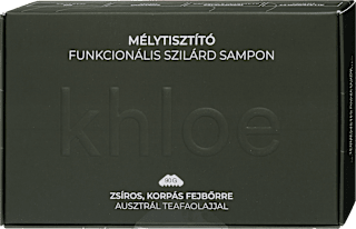 Mélytisztító szilárd sampon, zsíros, korpás fejbőrre Khloé