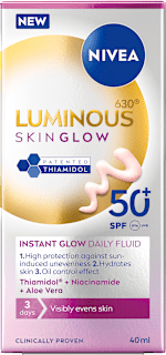 Dnevnu fluid Luminous630® Skin Glow, SPF 50+ NIVEA