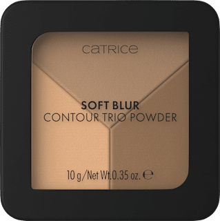 Contour Puder Trio Soft Blur Glass Cloud C020 Neutral Hamrony CATRICE