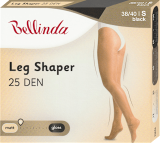 Harisnyanadrág, Leg shaper, 25 DEN, fekete, S Bellinda