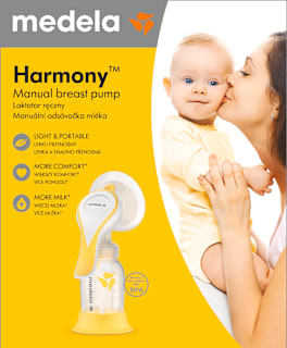manuální odsávačka mateřského mléka Harmony  medela