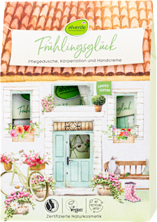 Set cadou Fericire de primăvară pentru hidratarea corpului alverde NATURKOSMETIK