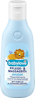 babylove Pflege- und Massageöl sensitive Reisegröße babylove