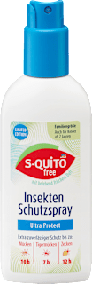 Ultra Protect sprej za zaščito pred insekti S-QUiTO free
