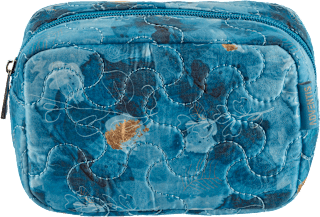 kosmetická taška Flowery Tyrkys, velikost S  nice cosmetics