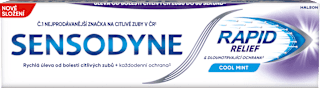 zubní pasta Rapid Relief Cool Mint SENSODYNE
