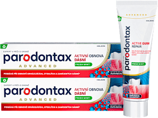 zubní pasta Aktivní obnova dásní Fresh Mint 2x75 ml parodontax
