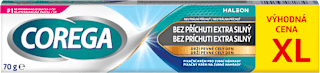 fixační krém na zubní náhrady bez příchuti XL extra silný COREGA