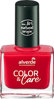 Лак за нокти Color & Care, 40 Classic Red alverde NATURKOSMETIK