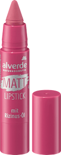Matný rúž 40 Blushing Peony alverde NATURKOSMETIK
