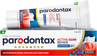 zubní pasta Advanced Whitening Active Gum Repair parodontax