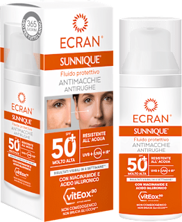 Fluid za zaštitu lica od sunca Sunnique, SPF 50+ ECRAN