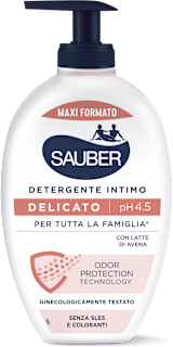 Detergente intimo delicato pH4.5 SAUBER