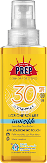 Spray solare dermoprotettivo invisible con Vitamina E SPF30 PREP