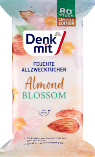 Feuchte Allzwecktücher Almond Blossom Denkmit