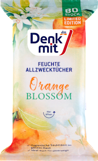 Feuchte Allzwecktücher Orange Blossom Denkmit