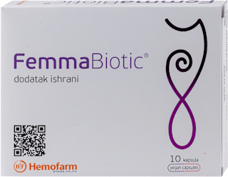 FemmaBiotic kapsule na bazi mlečno-kiselinskih bakterija namenjene ženama Hemofarm
