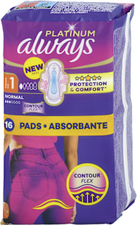 Hygienické vložky Platinum normal  always