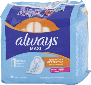 Hygienické vložky classic clean feel protection normal always