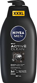 Sprchovací gél Active Clean 3v1 NIVEA MEN