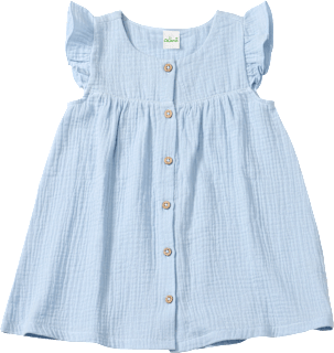 Tunika aus Musselin, blau, Gr. 128 ALANA