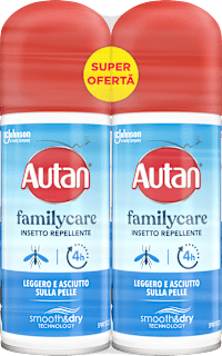 Аерозол против комари familycare, 2X100 ml Autan