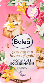 Maska na chodidlá s motívom (1 pár) - ponožky Balea