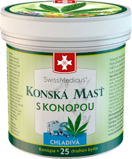 Chladivá konská masť s konopou SwissMedicus