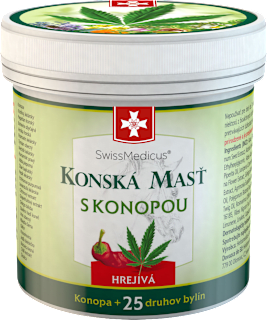 Hrejivá konská masť s konopou SwissMedicus