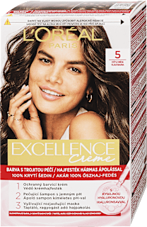 Tartós hajfesték, világosbarna 5 L'ORÉAL PARiS EXCELLENCE Creme