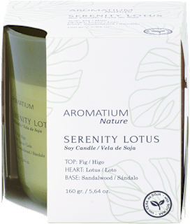 Sójová vonná sviečka Serenity Lotus AROMATIUM