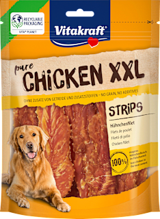 Hundeleckerli Strips pure Chicken XXL Vitakraft