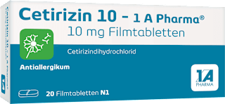 Cetirizin 10 - 1 A Pharma Filmtabletten 1A Pharma