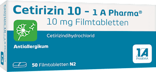 Cetirizin 10 - 1 A Pharma Filmtabletten 1A Pharma