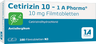 Cetirizin 10 - 1 A Pharma Filmtabletten 1A Pharma