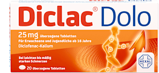Diclac Dolo 25 mg, Tabletten Diclac