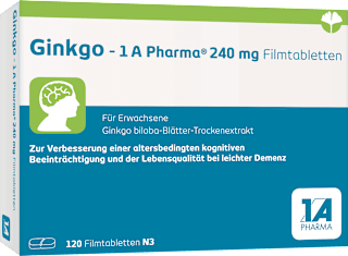 Ginkgo - 1 A Pharma 240 mg Filmtabletten 1A Pharma