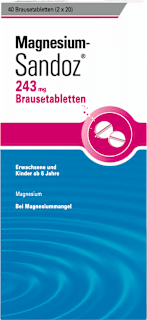 Magnesium-Sandoz 243 mg Brausetabletten Magnesium-Sandoz
