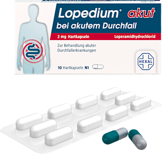Lopedium akut Durchall 2mg Hartkapseln Lopedium
