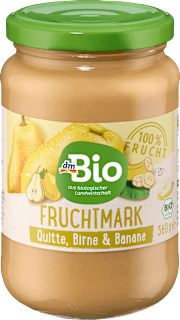 Fruchtmark Quitte-Birne mit Banane dmBio